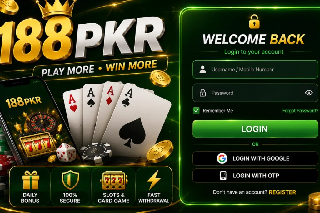 188pkr game login 2026