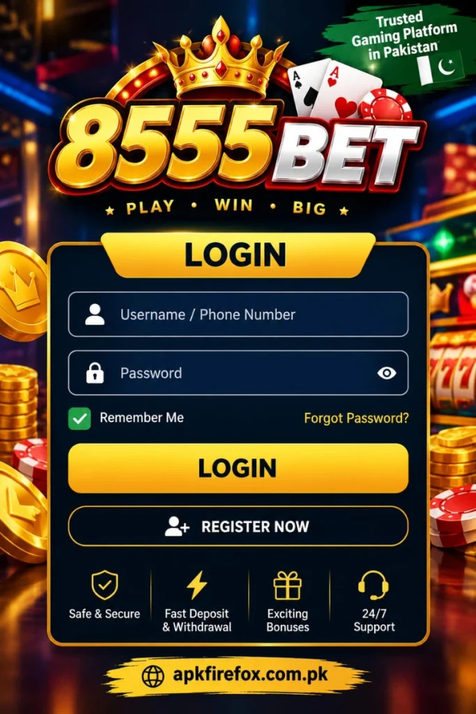 8555Bet game login 2026