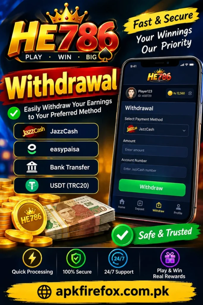 HE786 Game withdrawal 2026