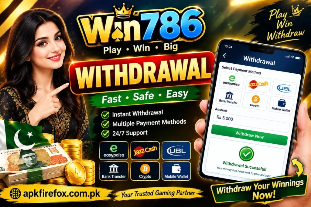 Win786 game withdrawal 2026