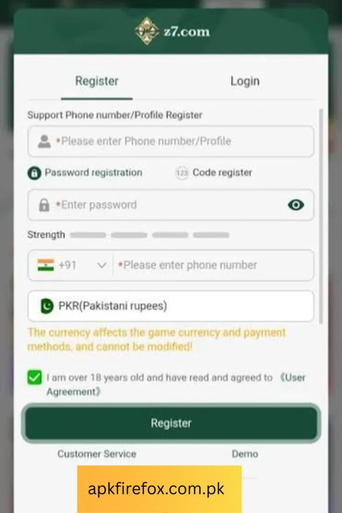 Z7 game login 2026